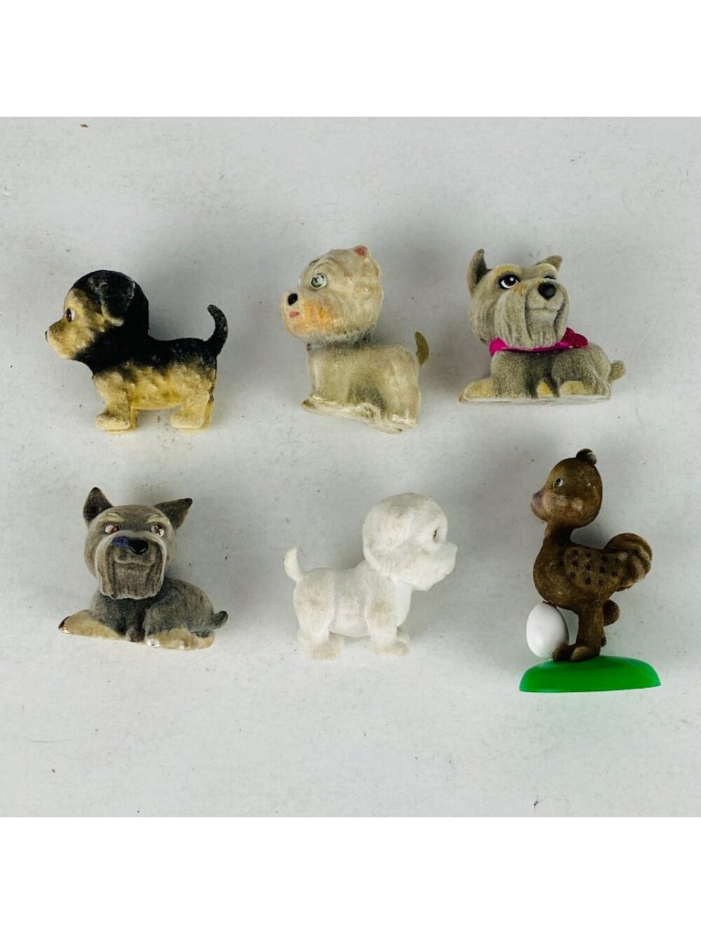 Puppies In My Pocket Flocked Velvety Collectible Pet Animals Lot